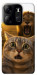 Чохол Shocked cat and lion для Tecno Spark Go 2023