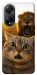 Чохол Shocked cat and lion для Oppo A58 4G