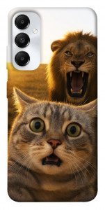 Чохол Shocked cat and lion для Galaxy A05s