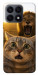 Чехол Shocked cat and lion для Huawei Honor X8a