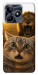 Чохол Shocked cat and lion для Realme C53