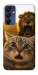 Чехол Shocked cat and lion для Galaxy A15