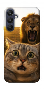 Чохол Shocked cat and lion для Galaxy A25 5G