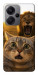 Чехол Shocked cat and lion для Xiaomi Redmi Note 13 Pro+