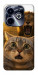 Чохол Shocked cat and lion для Infinix Hot 40i