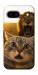 Чохол Shocked cat and lion для Google Pixel 8a