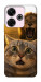 Чохол Shocked cat and lion для Xiaomi Redmi 13 4G
