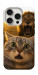 Чехол Shocked cat and lion для iPhone 16 Pro