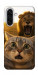 Чехол Shocked cat and lion для Galaxy A36 5G