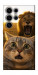 Чехол Shocked cat and lion для Galaxy S25 Ultra