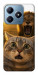 Чехол Shocked cat and lion для Realme C63 4G