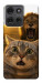 Чехол Shocked cat and lion для Motorola Moto G75 5G