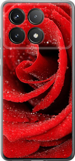 Чохол для Xiaomi Poco F6 Pro Червона троянда (Червоний)