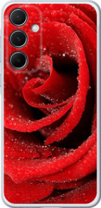 Чохол для Samsung Galaxy A55 Червона троянда (Червоний)