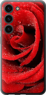Чехол для Samsung Galaxy S23 Красная роза (Красный)