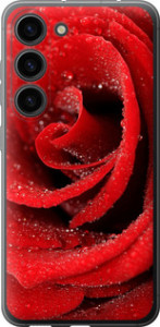 Чехол для Samsung Galaxy S23 Красна ро́за (Червоний)