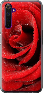 Чехол для Realme 6 Pro Красная роза (Красный)