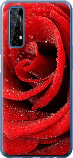 Чехол для Realme 7 Красная роза (Красный)