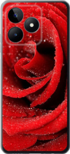 Чехол для Realme Note 50 Красная роза (Красный)