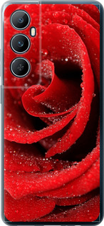 Чехол для Realme C65 4G Красная роза (Красный)