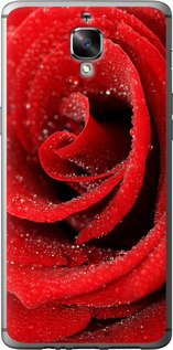 Чехол для OnePlus 3 Красная роза (Красный)
