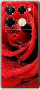 Чехол для Infinix Note 40 Pro 4G Червона рожа (Червоний)