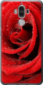 Чехол для Huawei Mate 9 Красная роза (Красный)