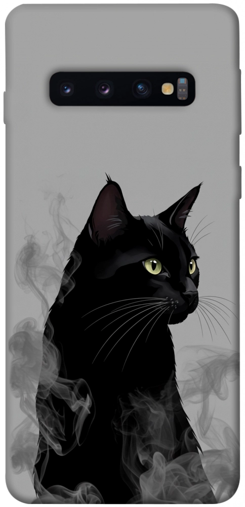Чехол Smoke cat для Galaxy S10 (2019)