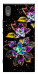 Чехол Flowers on black для Sony Xperia XA1