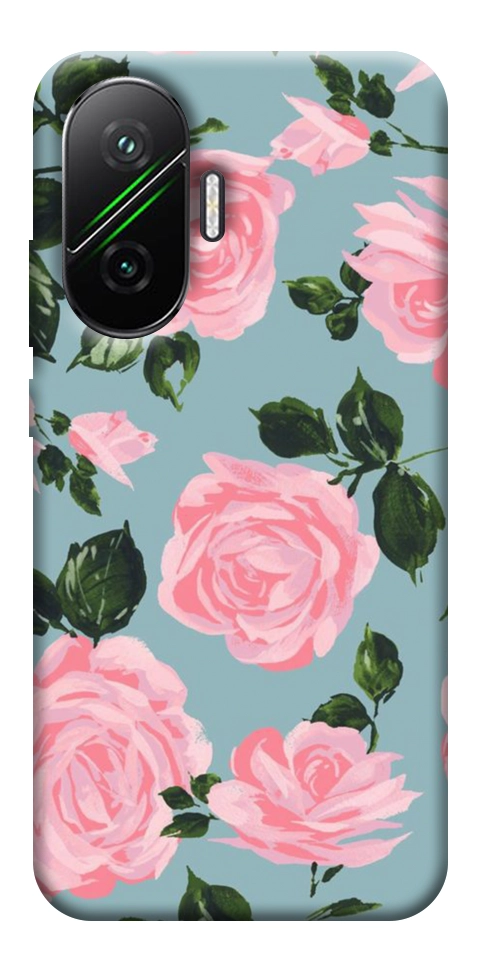 Чехол Розовый принт для Xiaomi Poco F7