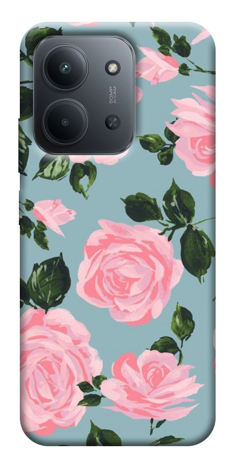 Чохол Рожевий принт для Xiaomi Redmi 15C (Europe version)