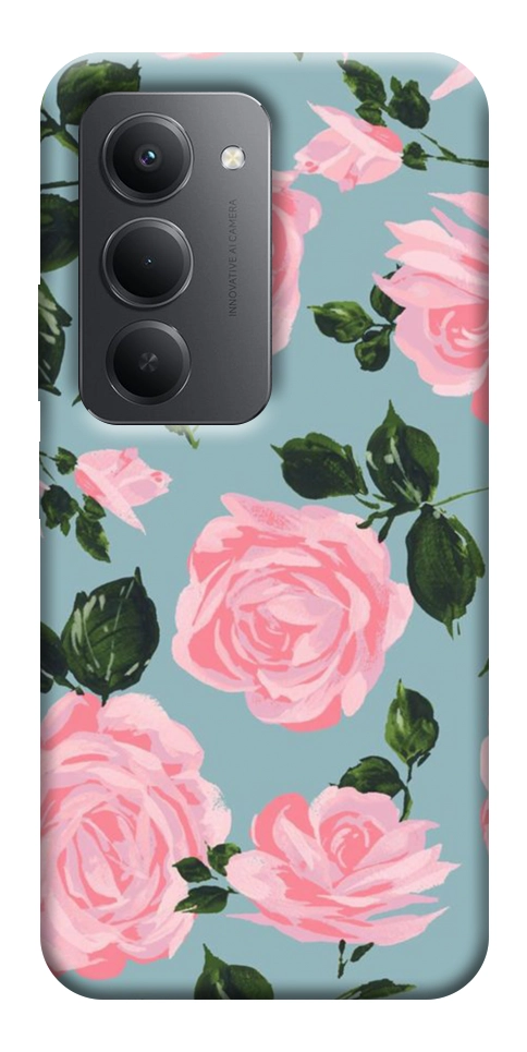 Чехол Розовый принт для Xiaomi Redmi 15 (Europe version)