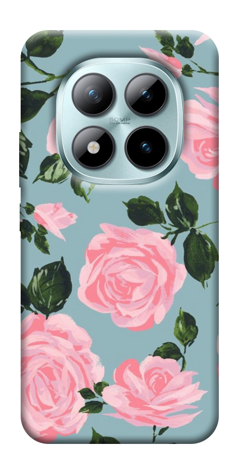 Чехол Розовый принт для Xiaomi Redmi Note 15 Pro+ 5G