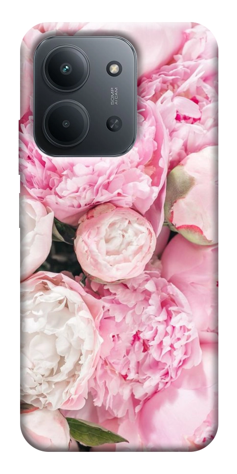 Чохол Pink peonies для Xiaomi Redmi 15C (Europe version)