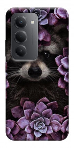 Чехол Енот в цветах для Xiaomi Redmi 15 (Europe version)