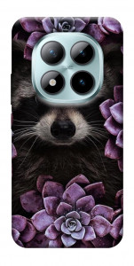 Чехол Енот в цветах для Xiaomi Redmi Note 15 Pro+ 5G