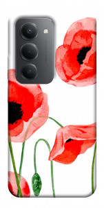 Чехол Акварельные маки для Xiaomi Redmi 15 (Europe version)