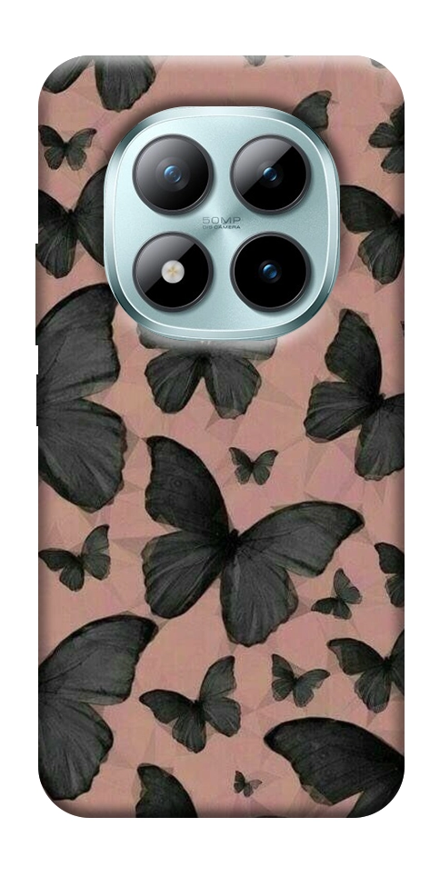 Чехол Порхающие бабочки для Xiaomi Redmi Note 15 Pro+ 5G
