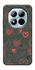 Чехол Милые сердца для Xiaomi Redmi Note 15 Pro 5G