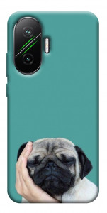 Чехол Спящий мопс для Xiaomi Poco F7