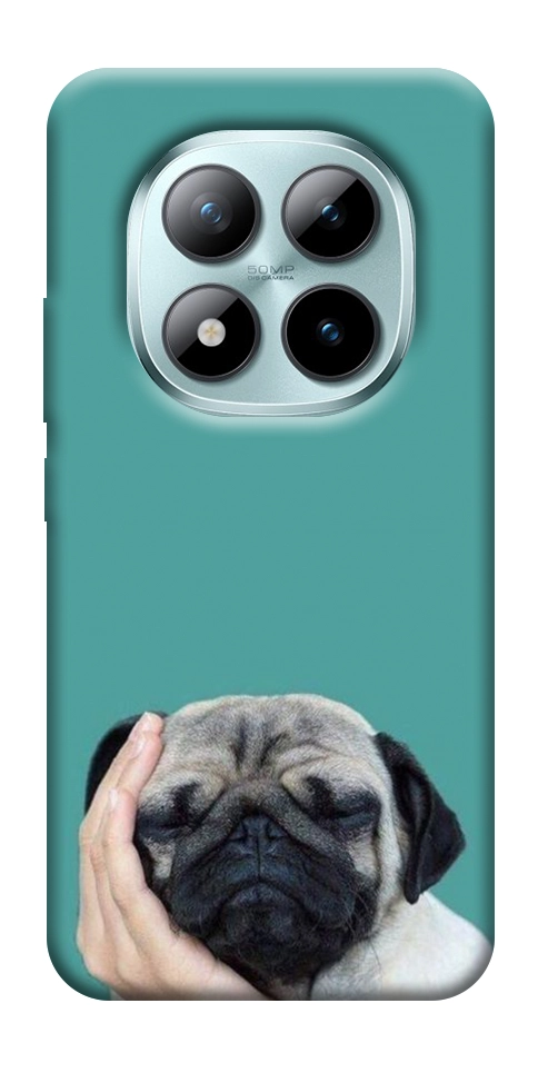 Чехол Спящий мопс для Xiaomi Redmi Note 15 Pro 5G