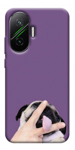 Чехол Мопс для Xiaomi Poco F7