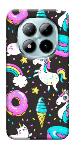 Чехол Паттерн единороги для Xiaomi Redmi Note 15 Pro 5G
