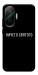 Чехол Ничего святого black для Xiaomi Poco F7