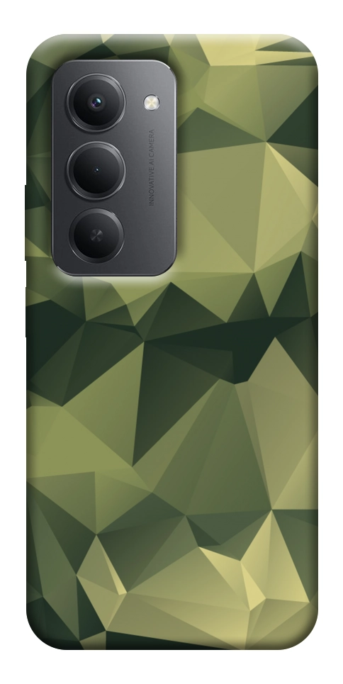 Чехол Треугольный камуфляж 2 для Xiaomi Redmi 15 (Europe version)