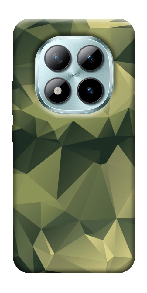 Чехол Треугольный камуфляж 2 для Xiaomi Redmi Note 15 Pro 5G