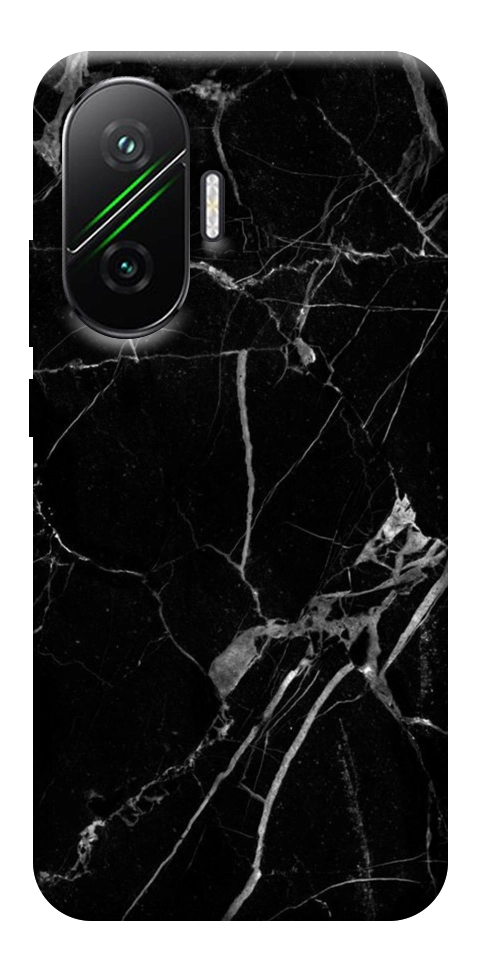 Чехол Черный мрамор для Xiaomi Poco F7