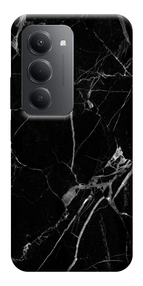 Чехол Черный мрамор для Xiaomi Redmi 15 (Europe version)