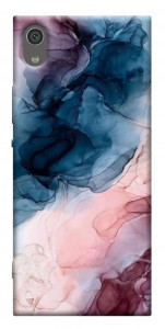 Чехол Розово-голубые разводы для Sony Xperia XA1