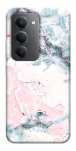 Чехол Розово-голубой мрамор для Xiaomi Redmi 15 (Europe version)